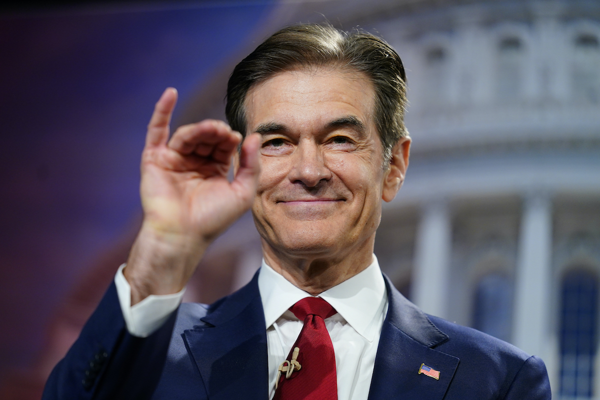 Mehmet Oz wave candidate forum 040222 AP