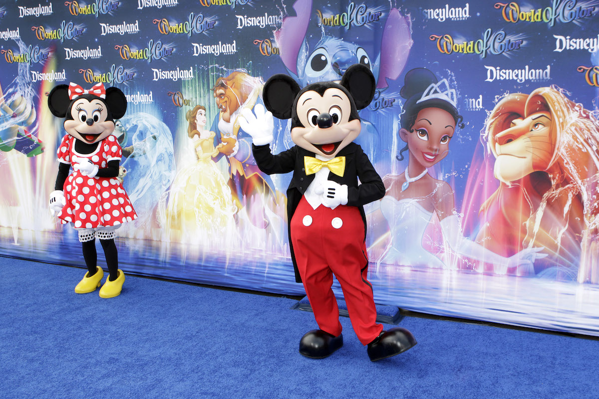 Mickey Mouse at Disneyland