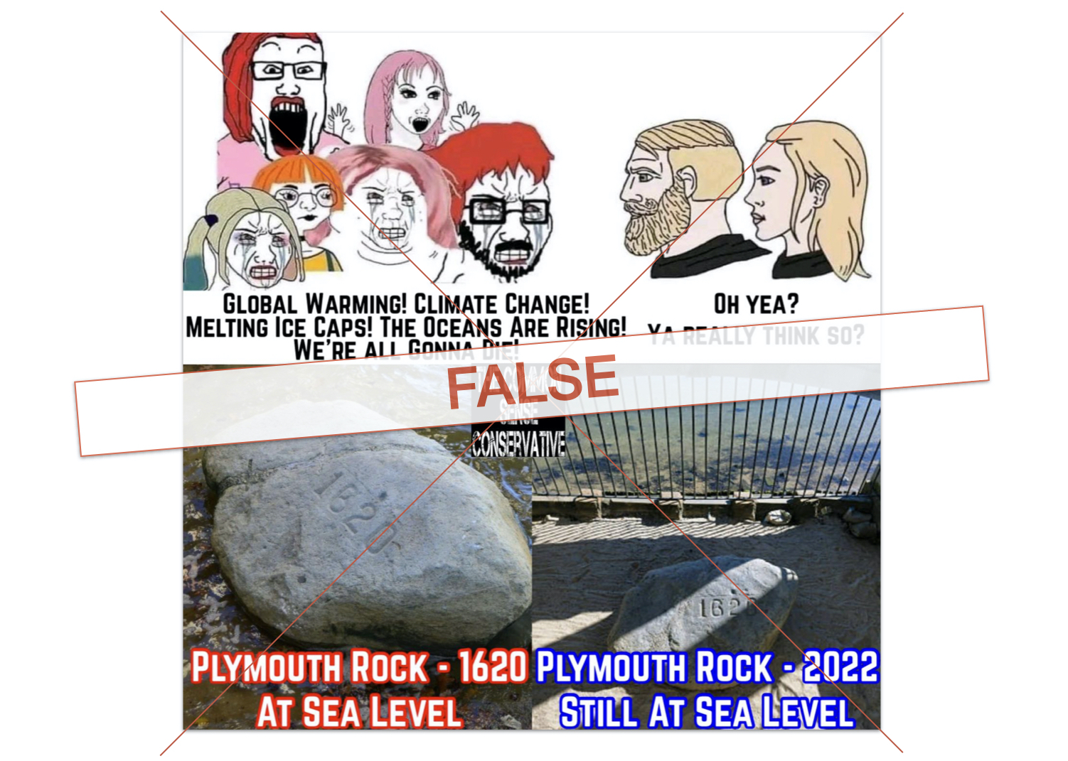 Plymouth rock meme false graphic final
