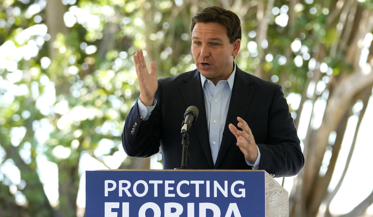 Ron DeSantis at Cape Florida State Park 12-1-2022