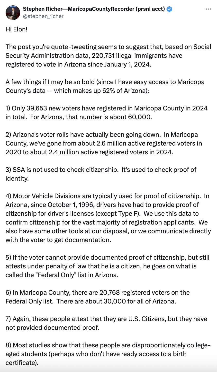 Stephen Richer X post