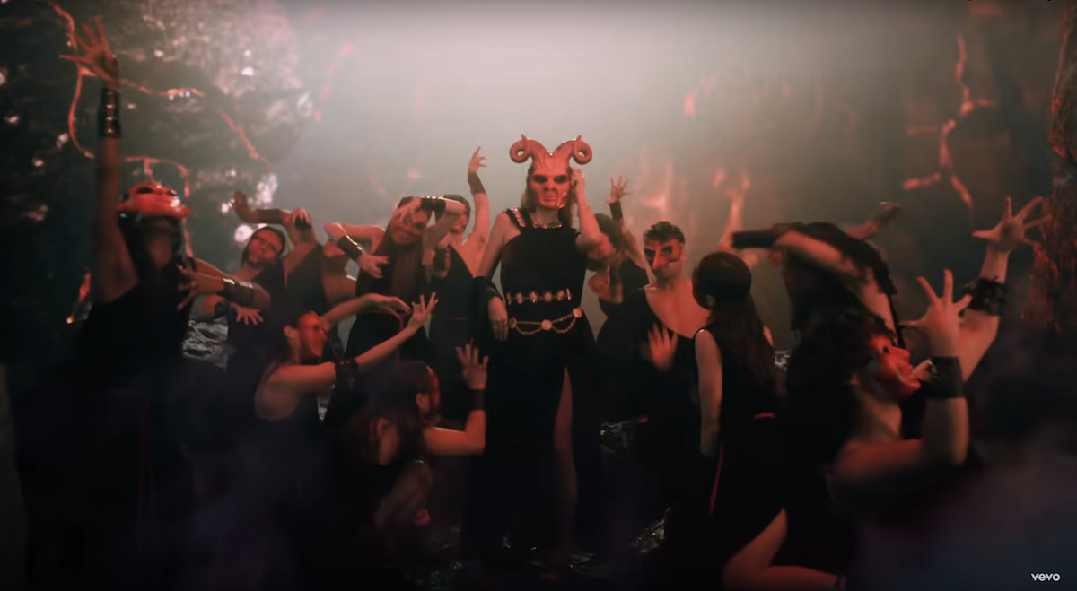 Screenshot of Taylor Swift's "Karma" music video for story, 4-16-2024