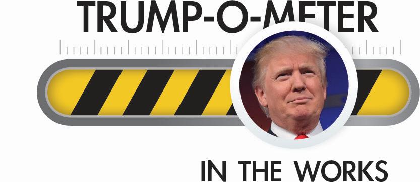 Trump in the works logo