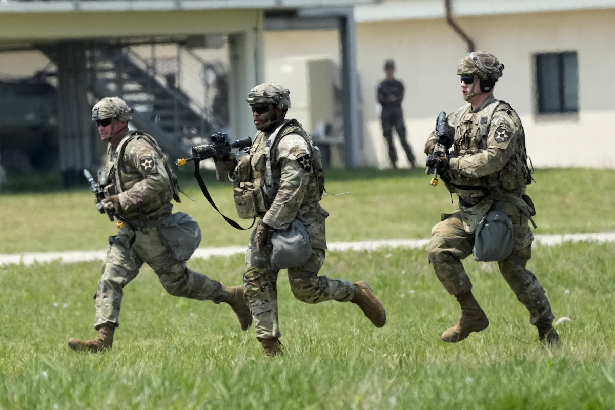 U.S. soldiers compete in competition in South Korea May 2023