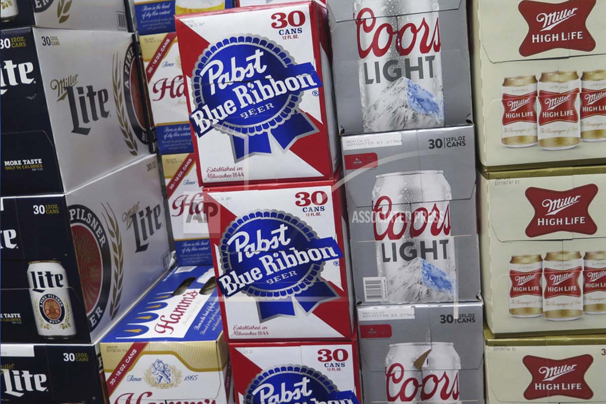 Cases of beer in Milwaukee, 11-8-2018