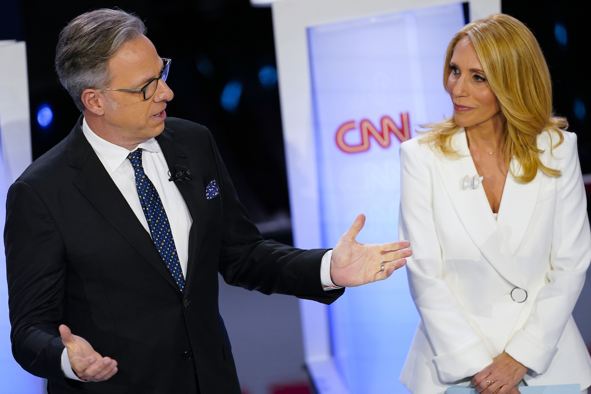 Jake Tapper and Dana Bash, CNN debate moderators 06-18-2024