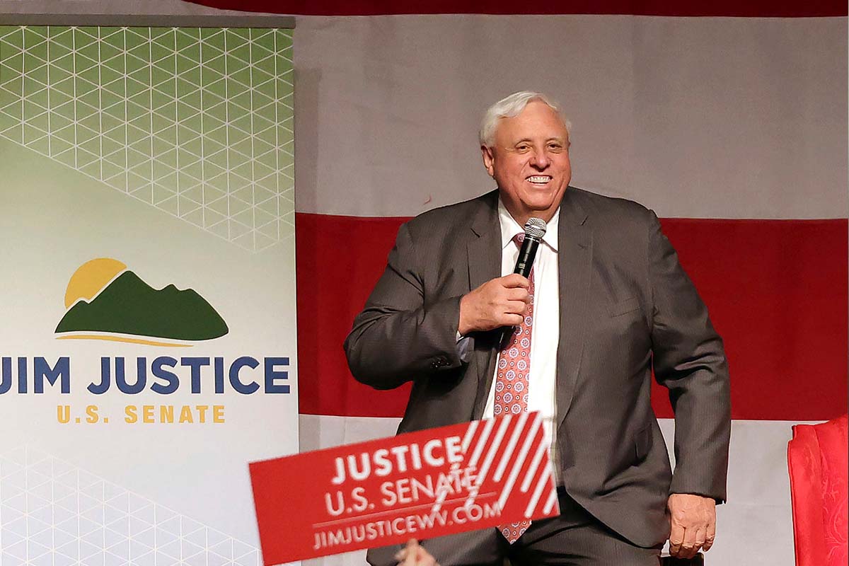 West Virginia Gov. Jim Justice, Greenbrier Resort, 4-27-2023