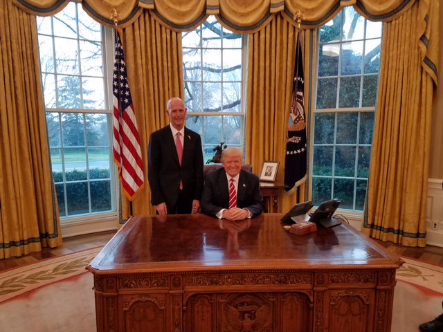 Rick Scott Donald Trump white House