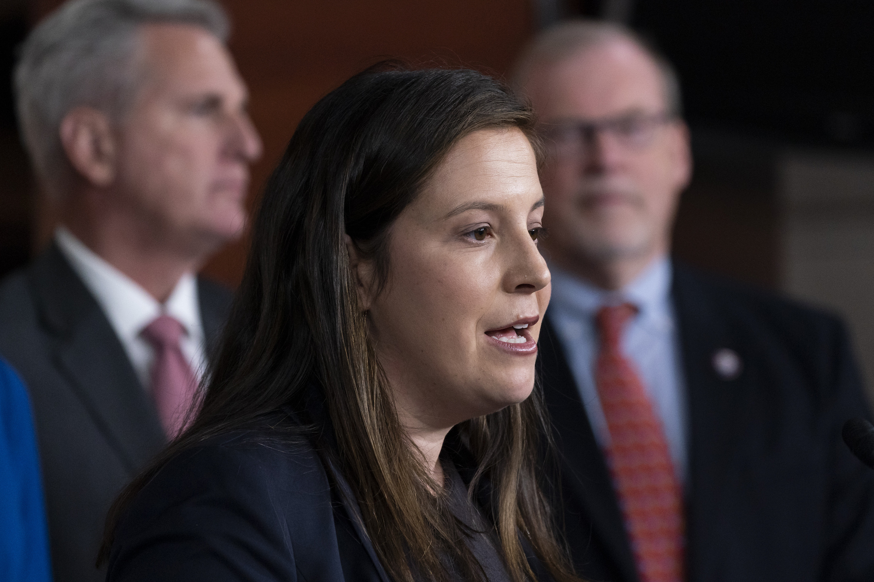 Elise Stefanik at 2021 news conference