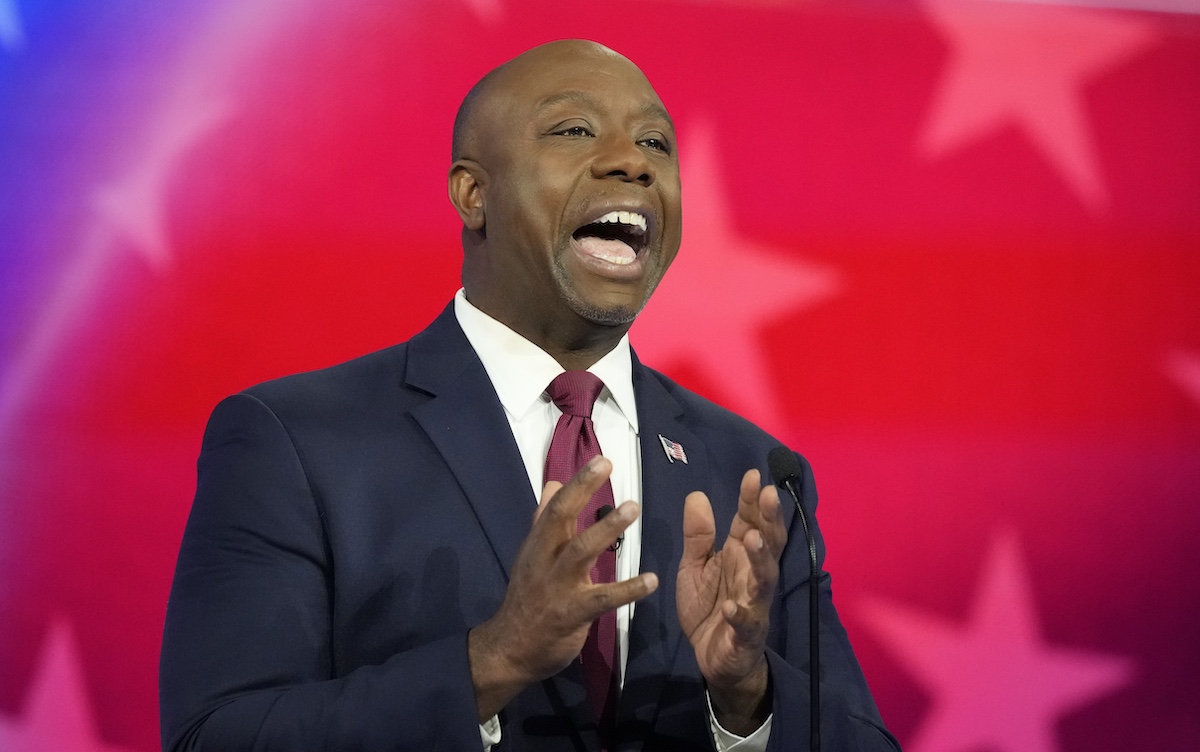 Tim Scott speaks at town hall 5-8-23