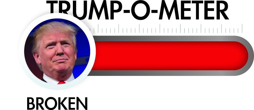 Trump O Meter Promise Broken
