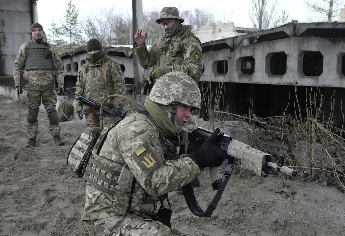 Ukraine defense forces 1 29 22