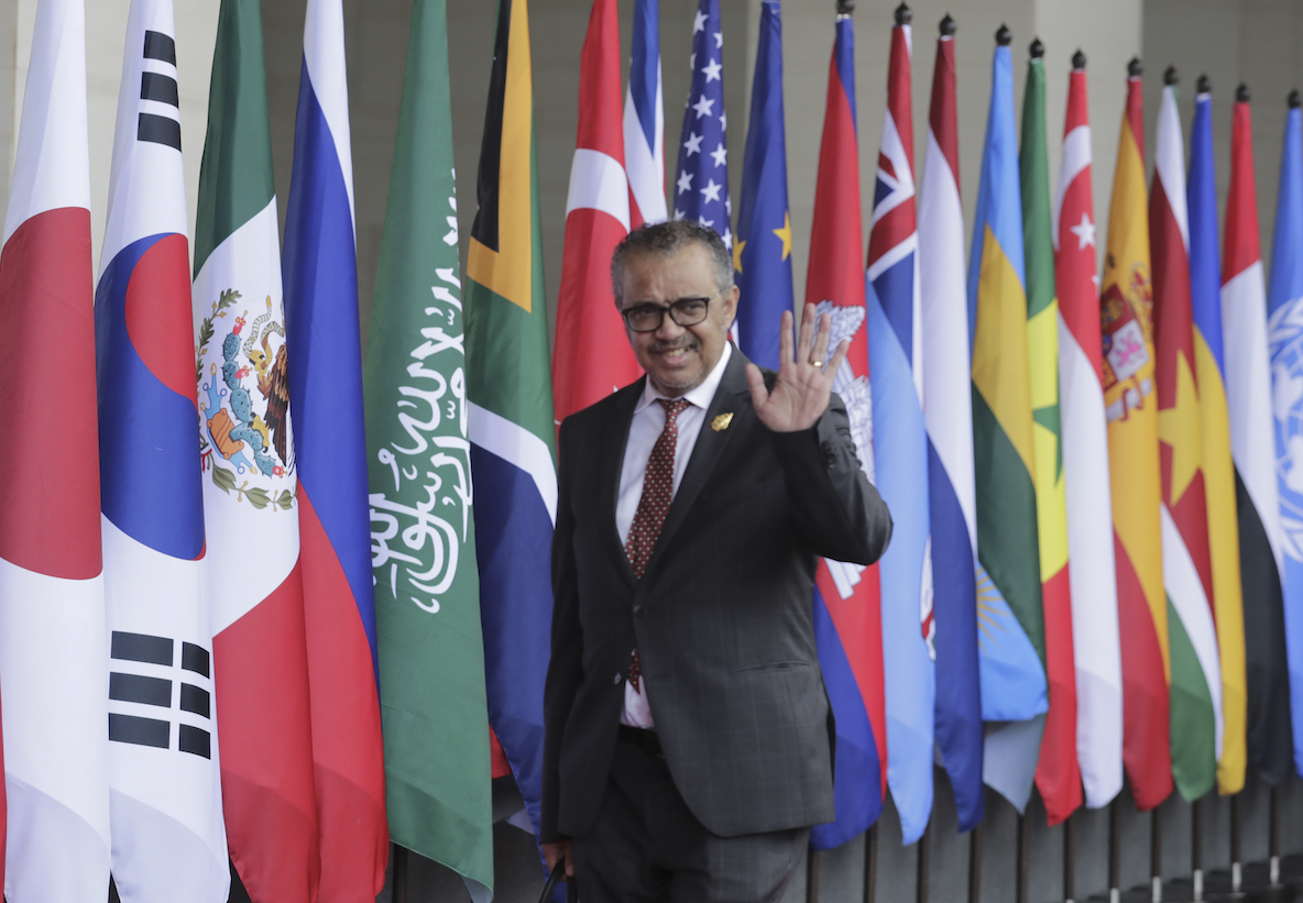 WHO director at G20 in Bali, Nov. 15, 2022
