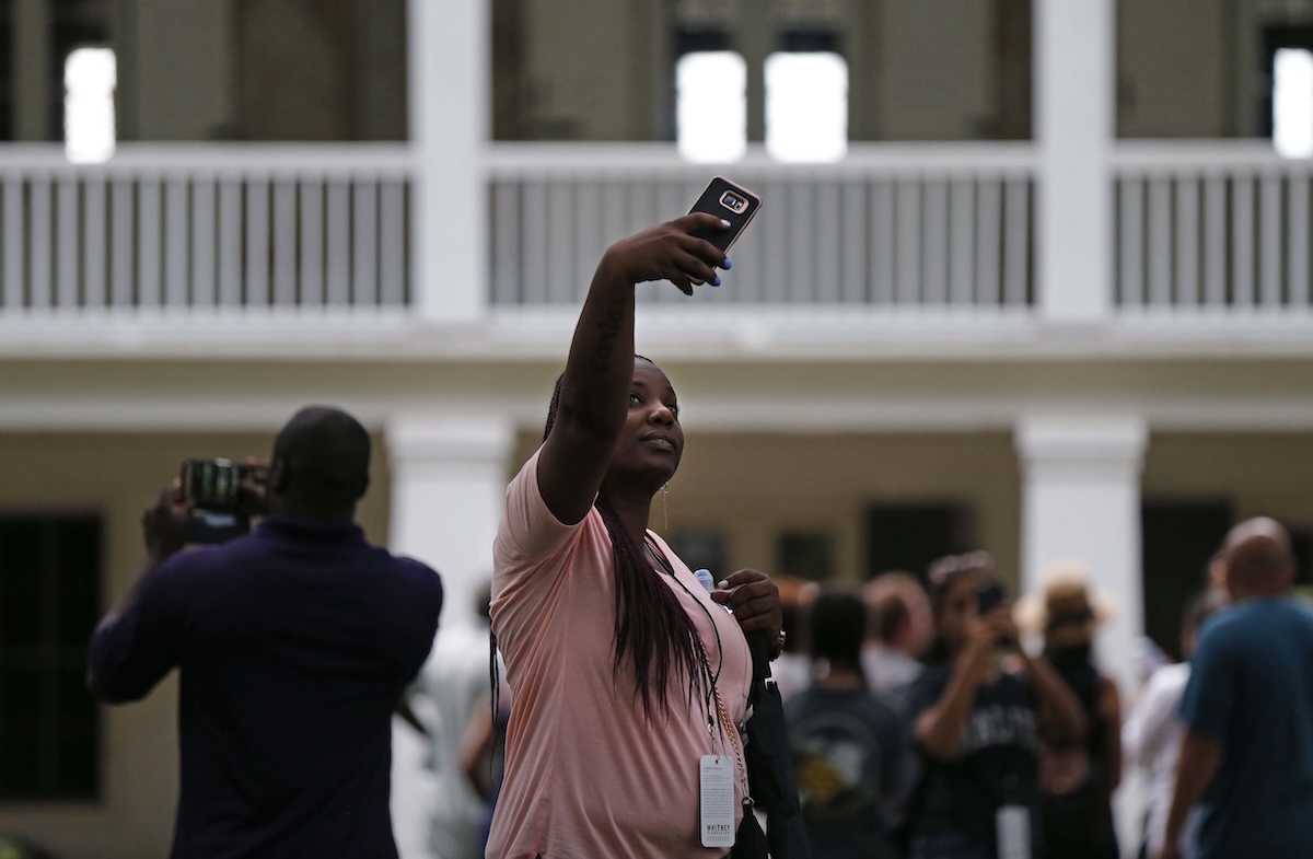Whitney Plantation visitor