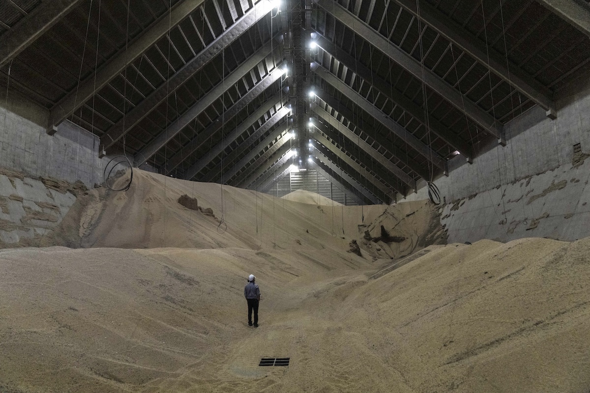 Argentinian soybean warehouse