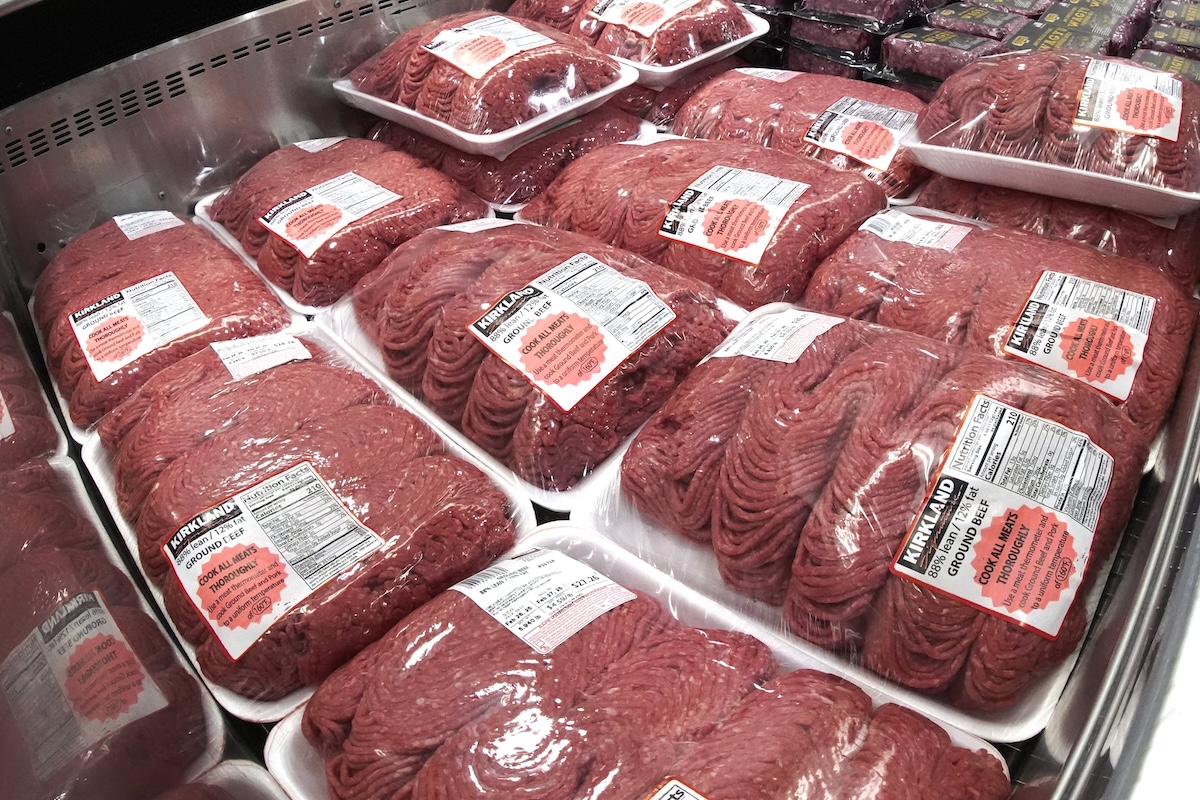 Ground meat at Costco
