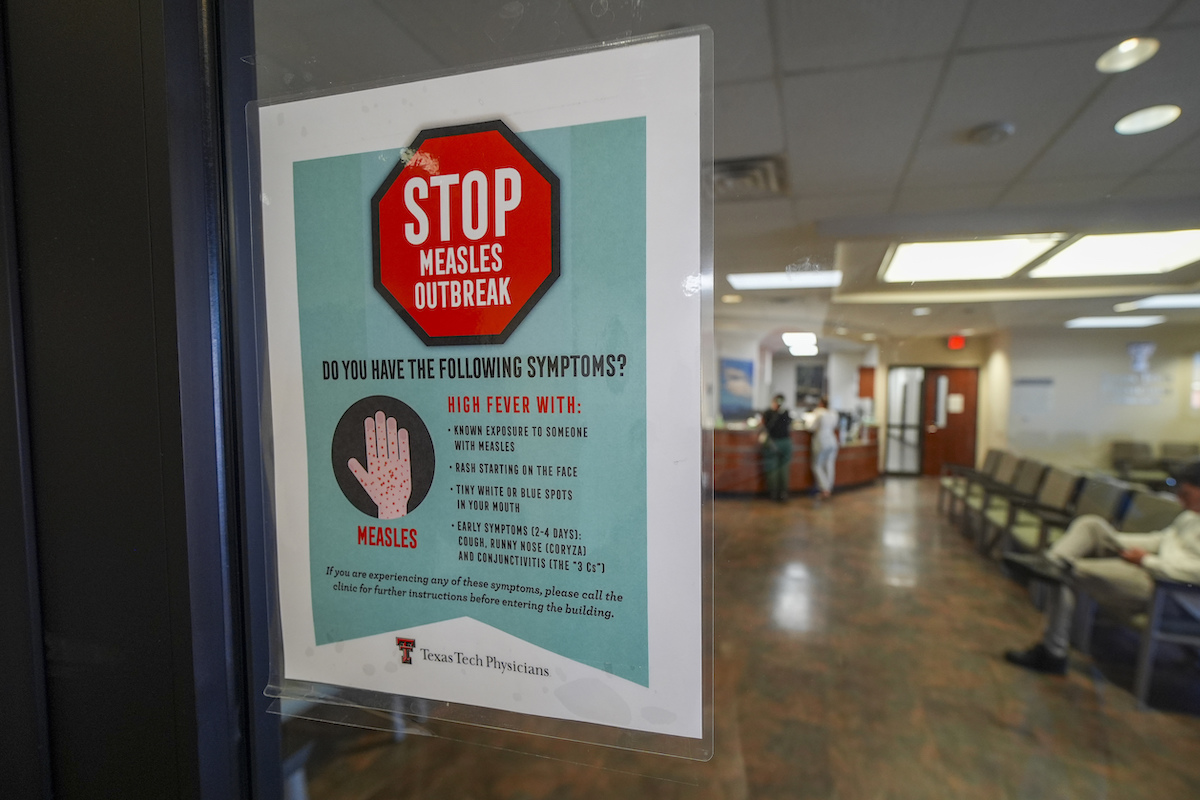 Sign of measles symptoms in Odessa Texas Feb 2025