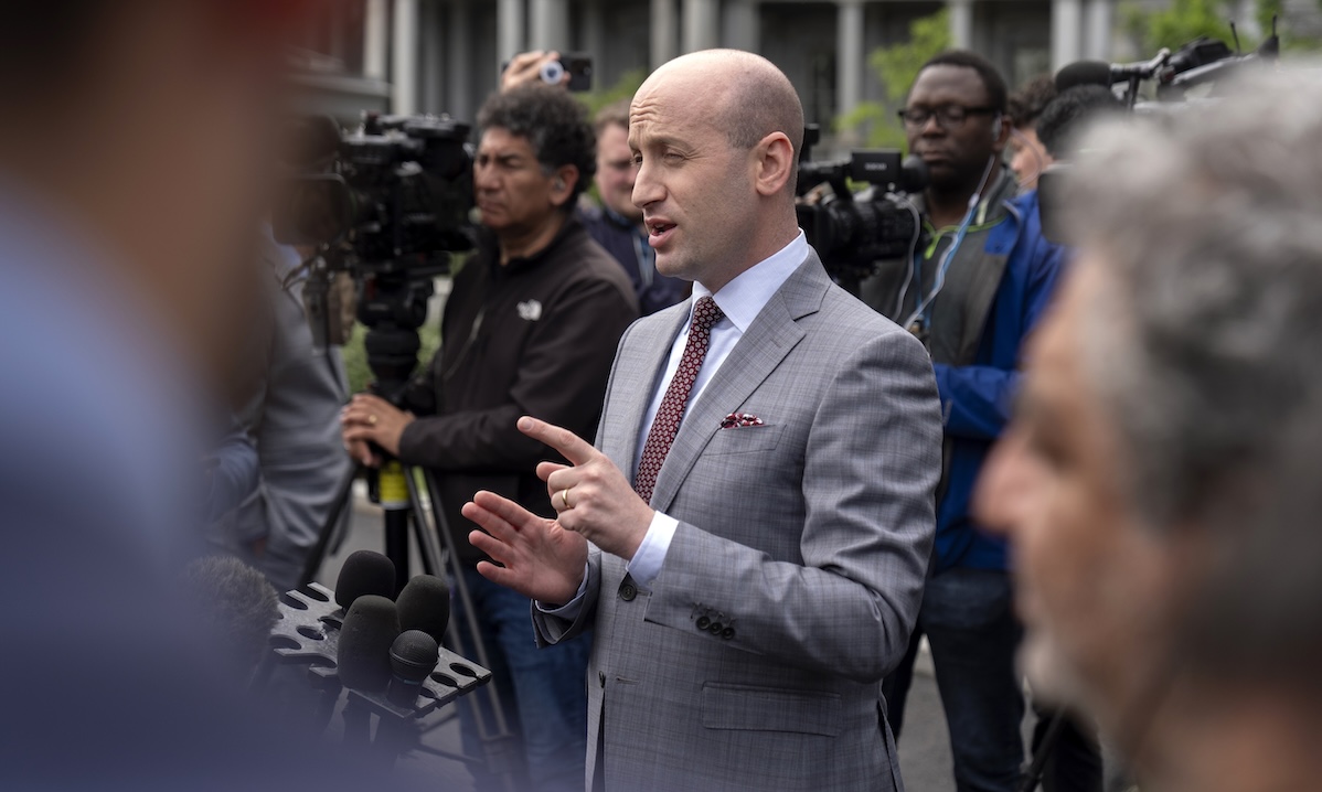 Stephen Miller said courts can’t rule on Trump’s immigration actions. Legal experts say he’s wrong.