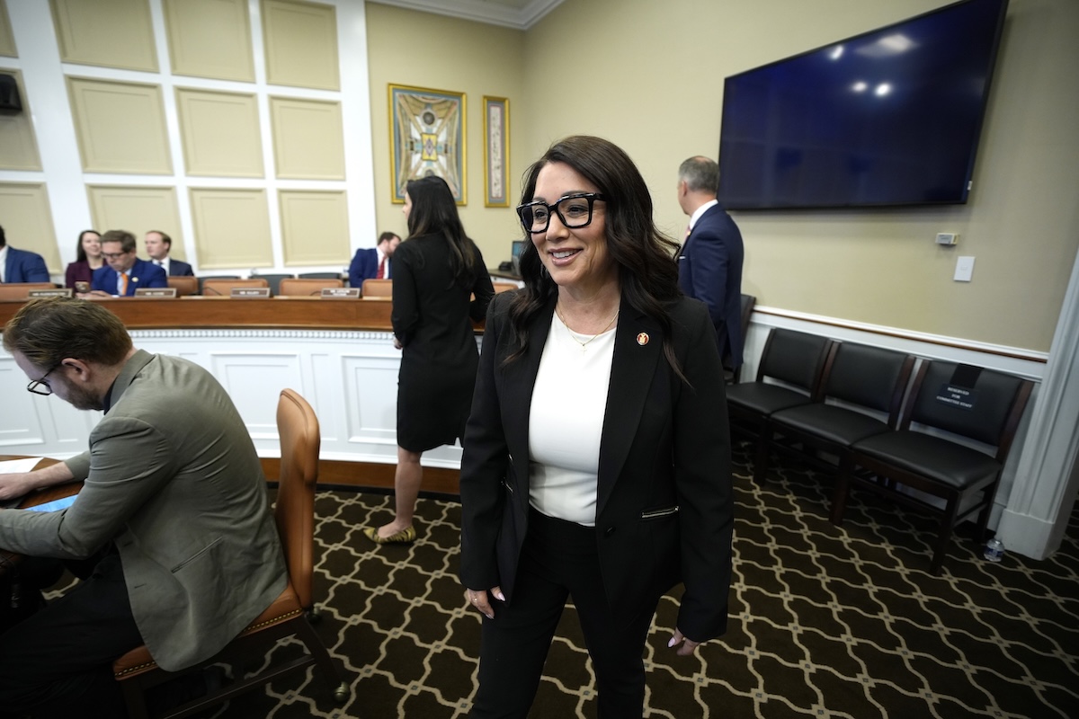 Labor Secretary Chavez DeRemer before testifying on Capitol Hill