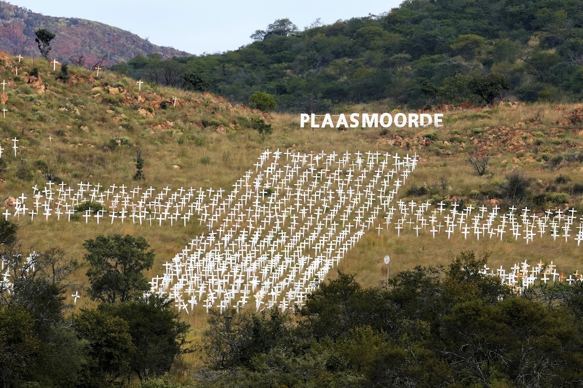 White crosses in South Africa
