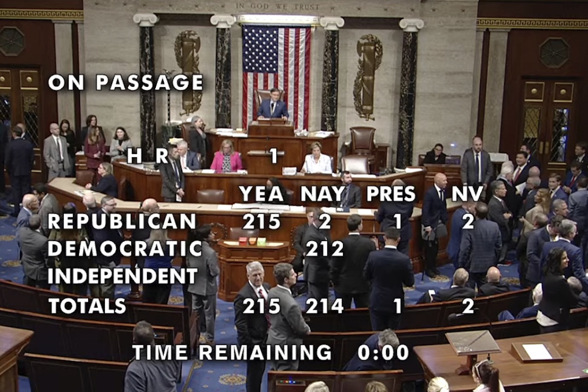 Final vote for Big Beautiful Bill in House May 2025