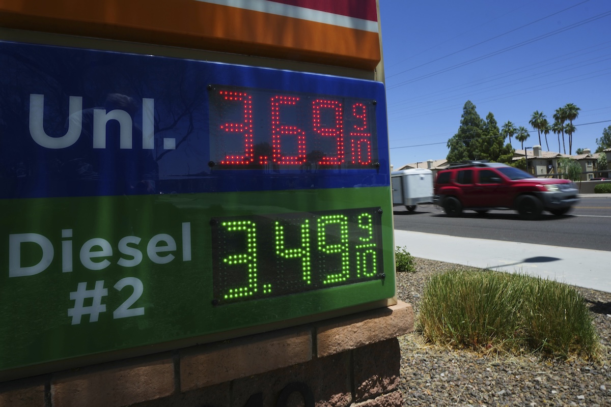 Gas pump for Memorial Day 2025