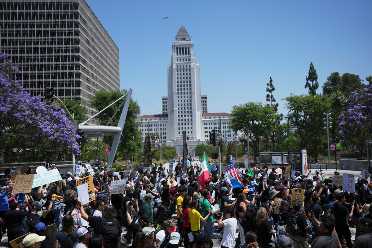 Rep. Maxine Waters didn’t say ‘every undocumented’ protester in Los Angeles should get citizenship