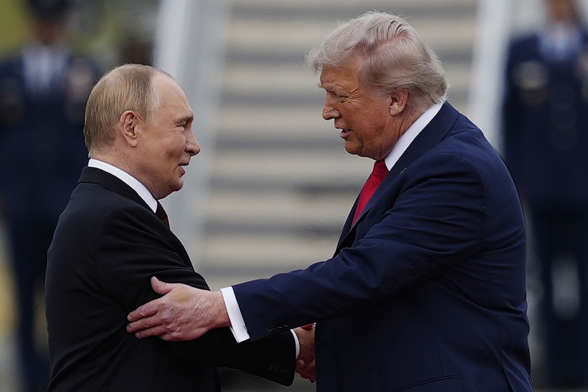 Trump and Putin Alaska meeting 8-15-25