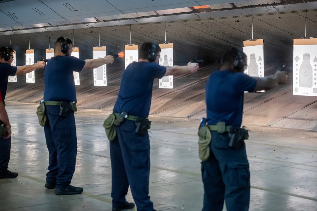 ICE trainees practice shooting 08-21-2025