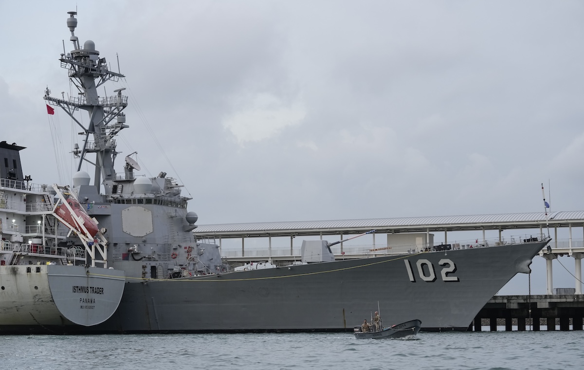 U.S. Navy ship in Panama 08-30-2025