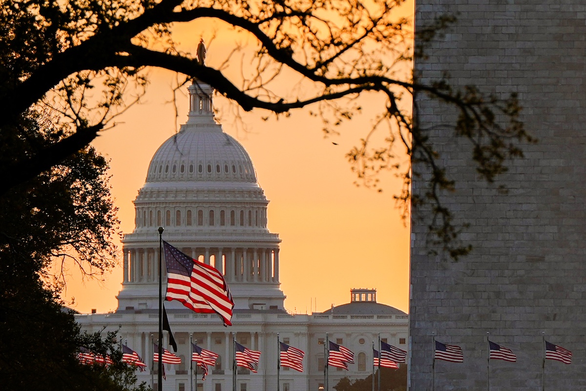 US Capitol morning of shutdown 10-1-25