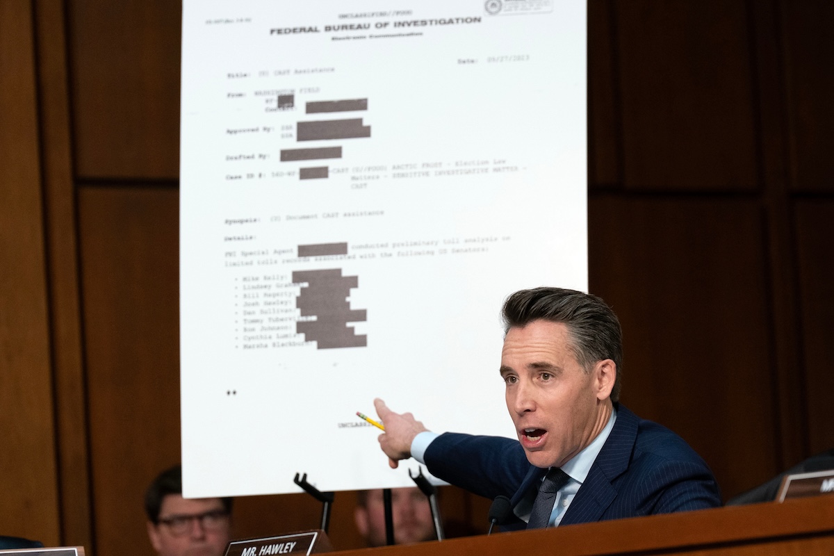Sen. Josh Hawley said the FBI ‘tapped my phone.’ That’s not what happened.