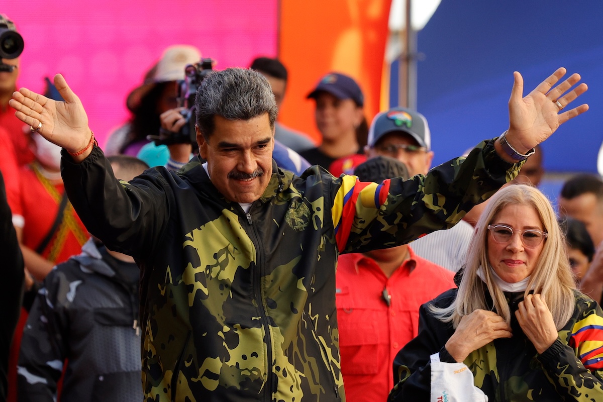 Nicolas Maduro and Cilia Flores 01-23-24