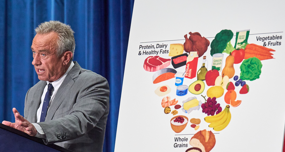Robert F. Kennedy annouces new dietary guidelines with RealFood pyramid