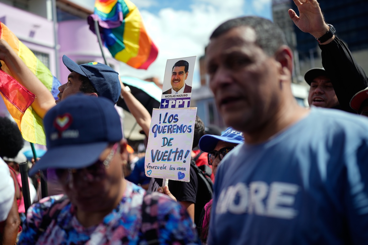Protesters in Venezuela calling for release of Maduro