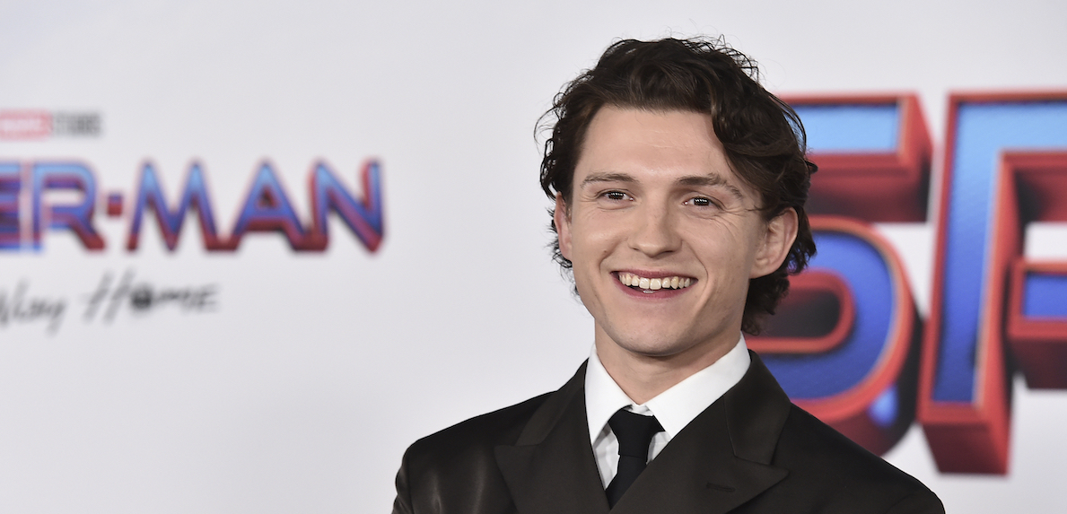 Tom Holland Spider-Man premiere art