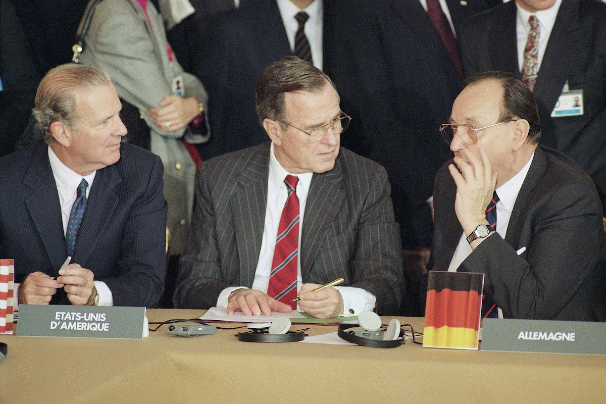 Bush, Baker and Genscher photo for Candace Owens fact-check