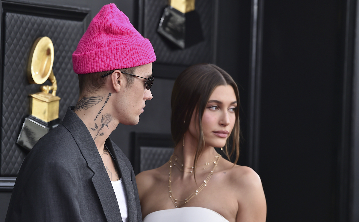 Biebers at Grammys 2022