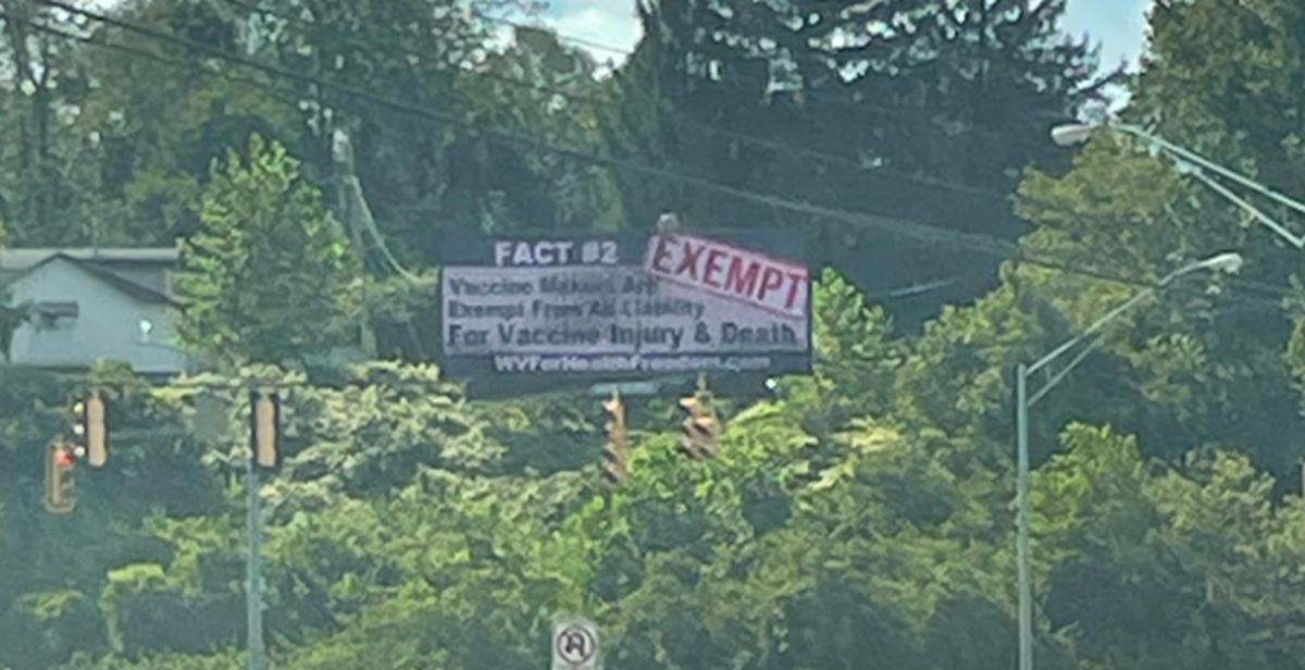 WV vaccine billboard