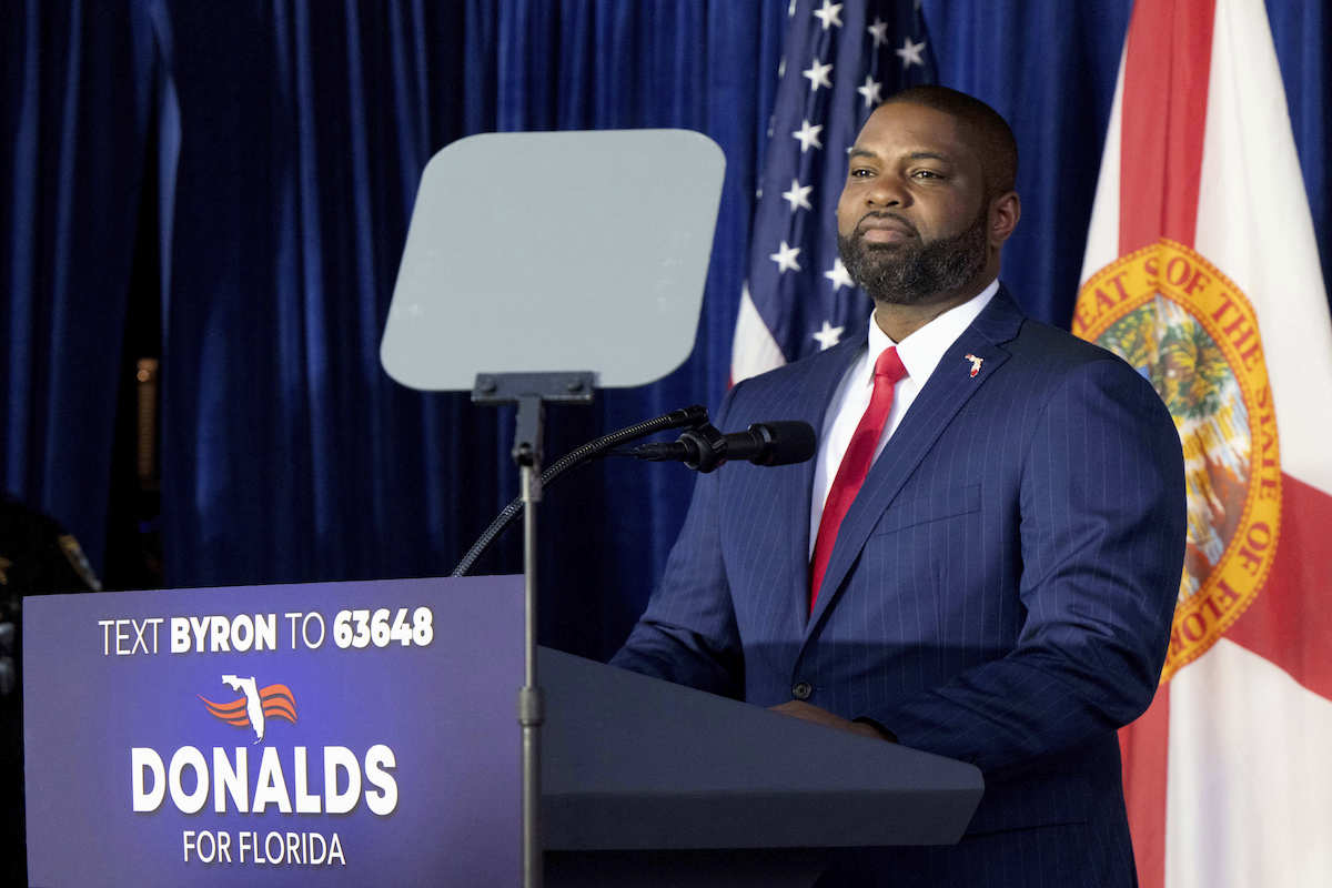 Byron Donalds at gubernational kickoff March 2025