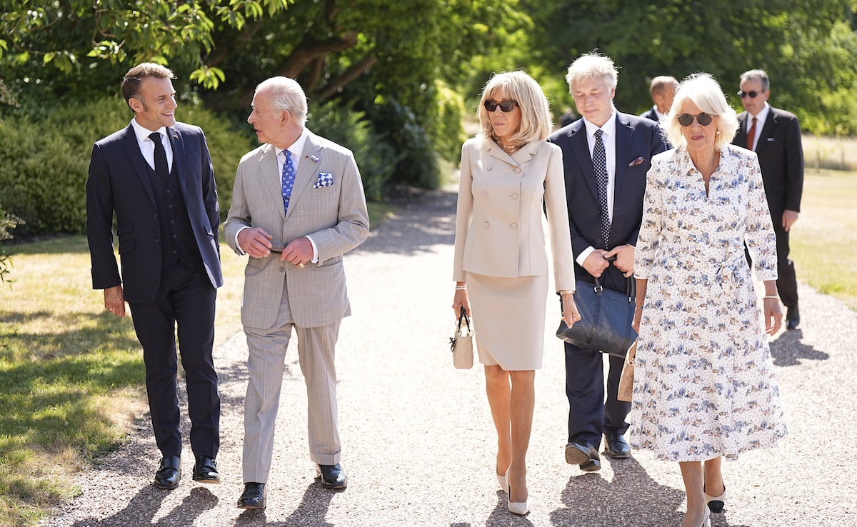 Macrons with King Charles III and Queen Camilla 07-09-2025