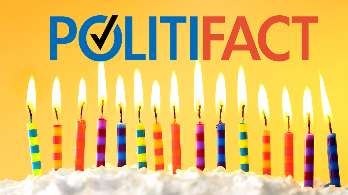 PolitiFact 15 birthday candles normal