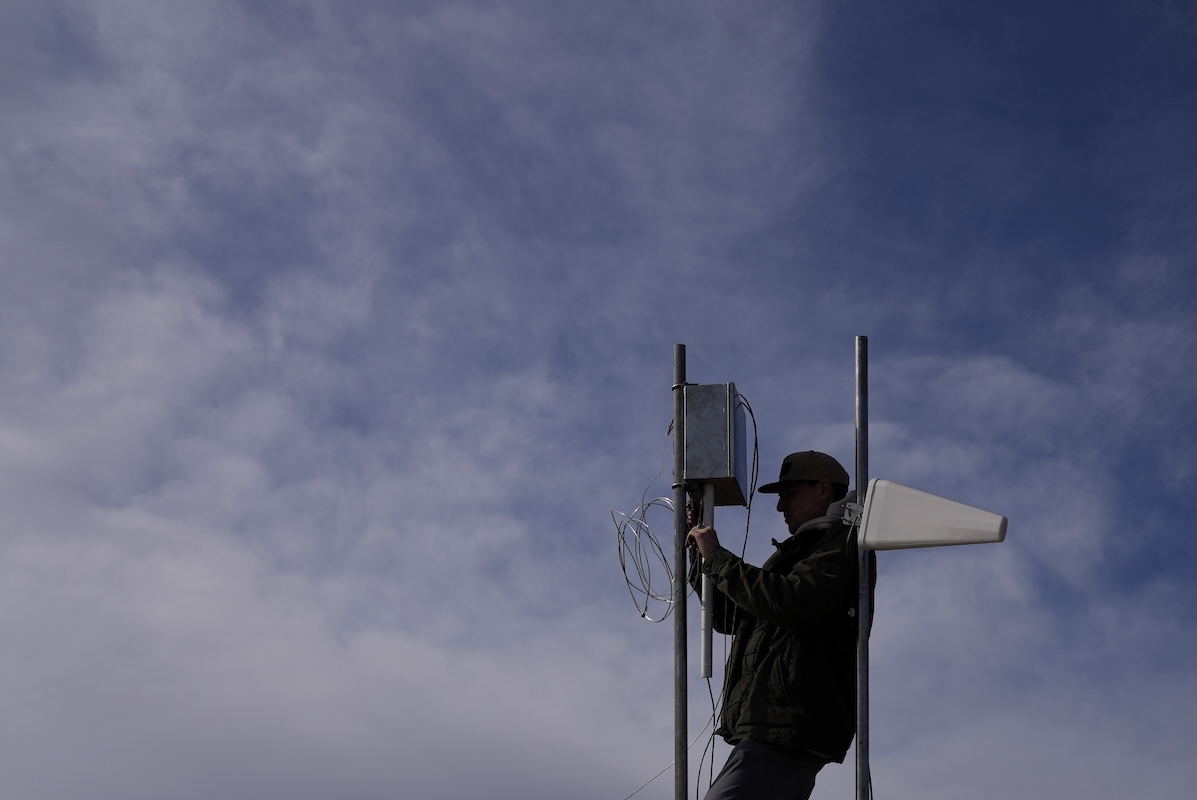 Cloud seeding in Lyons, Colorado, 12-03-2022