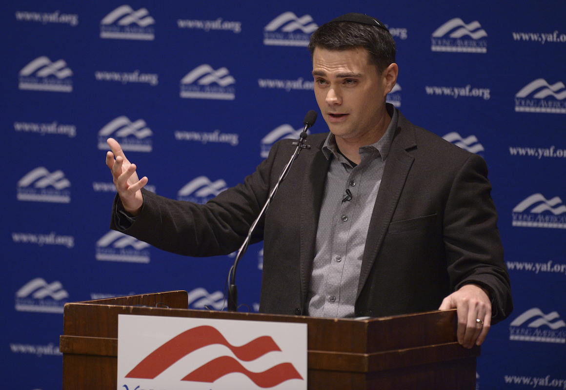 Conservative commentator Ben Shapiro Sept. 27, 2017