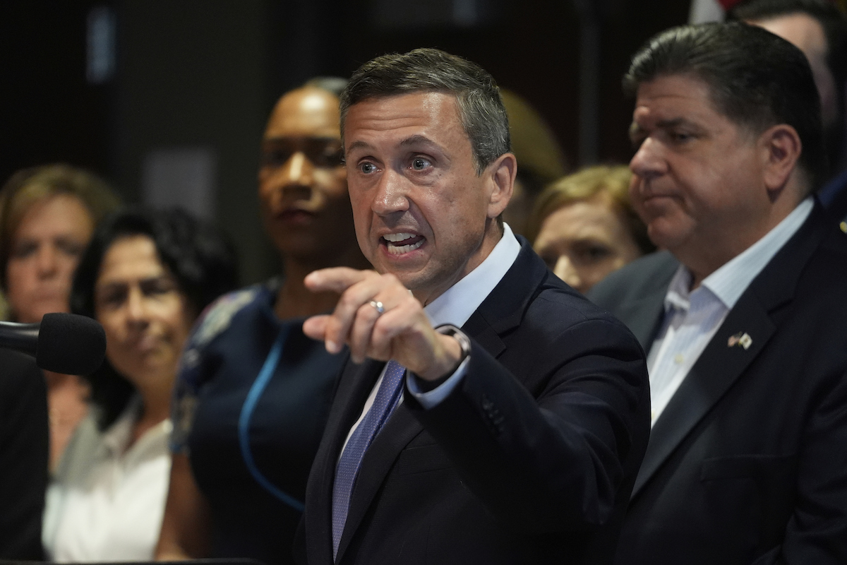 DNC chair Ken Martin in Illinois 8-5-25