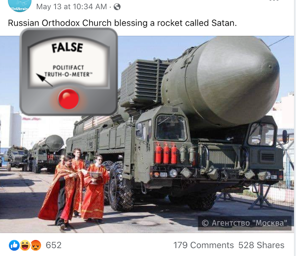False Satan missile