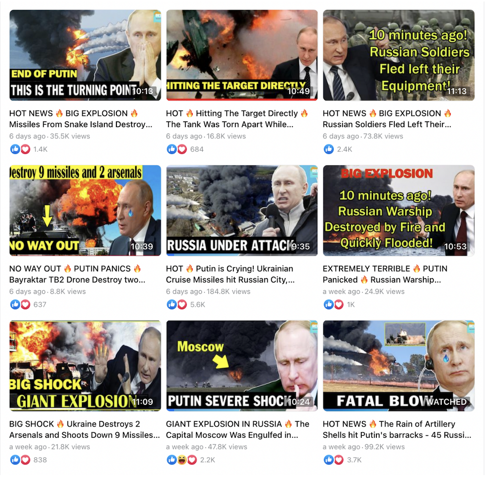 FioslLiesi Facebook page videos screenshot