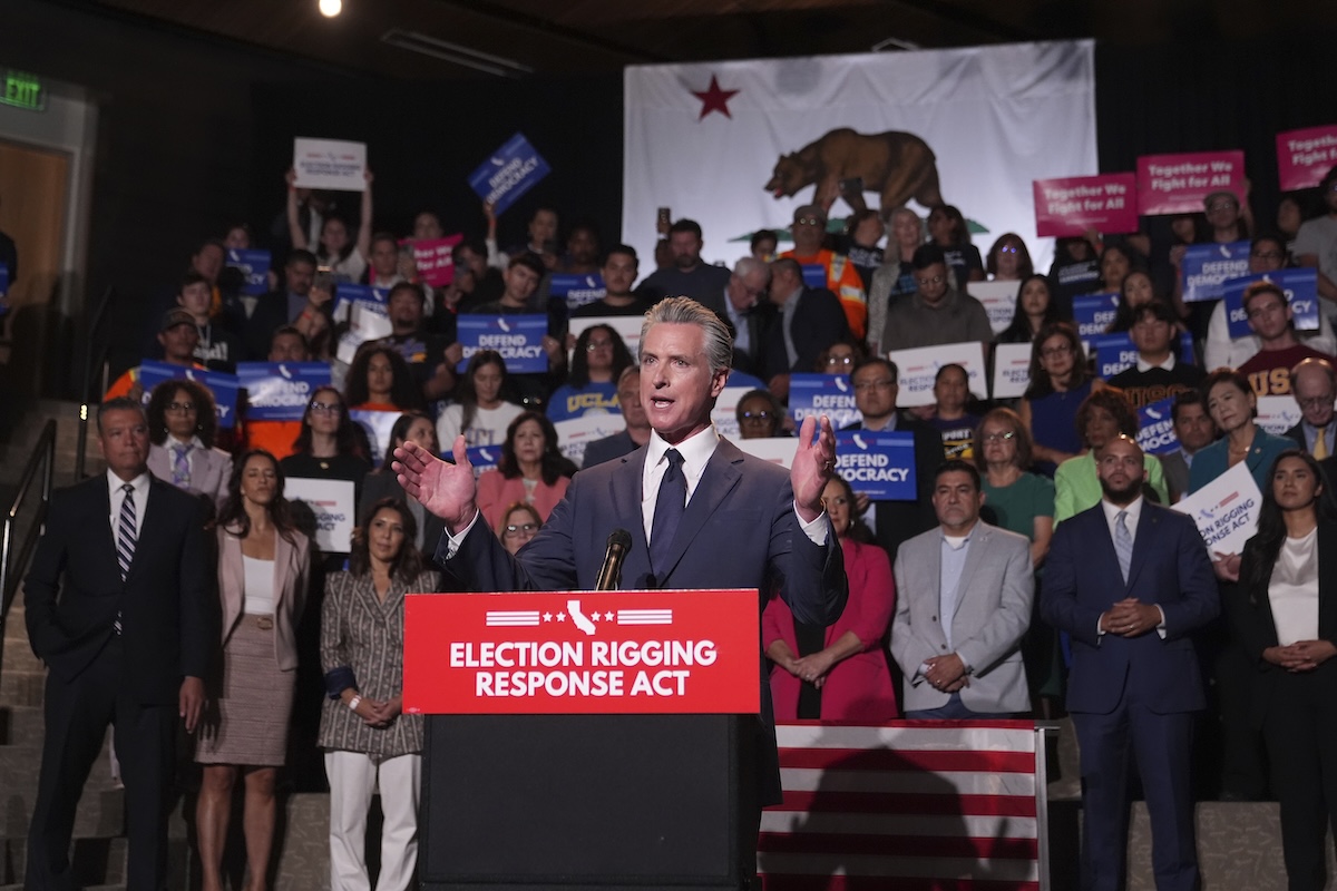 Fact-checking Newsom’s claim that Republicans voted against national independent redistricting