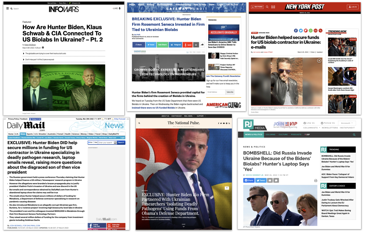 Hunter Biden Ukraine in conservative media