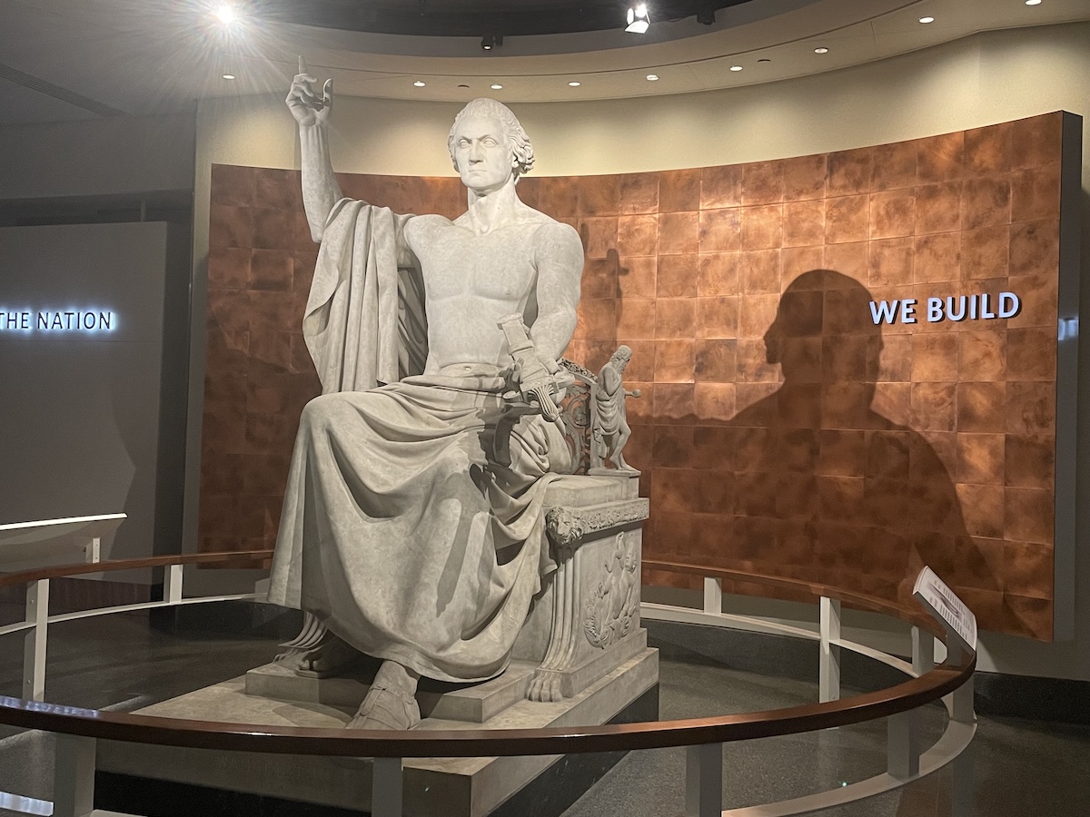 George Washington sculpture